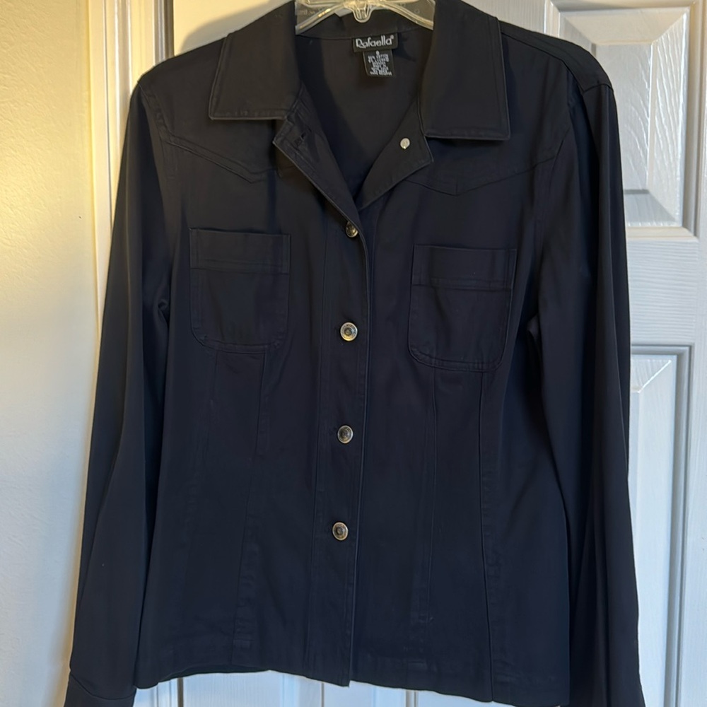 Rafaella Black Lightweight Jacket - image 1